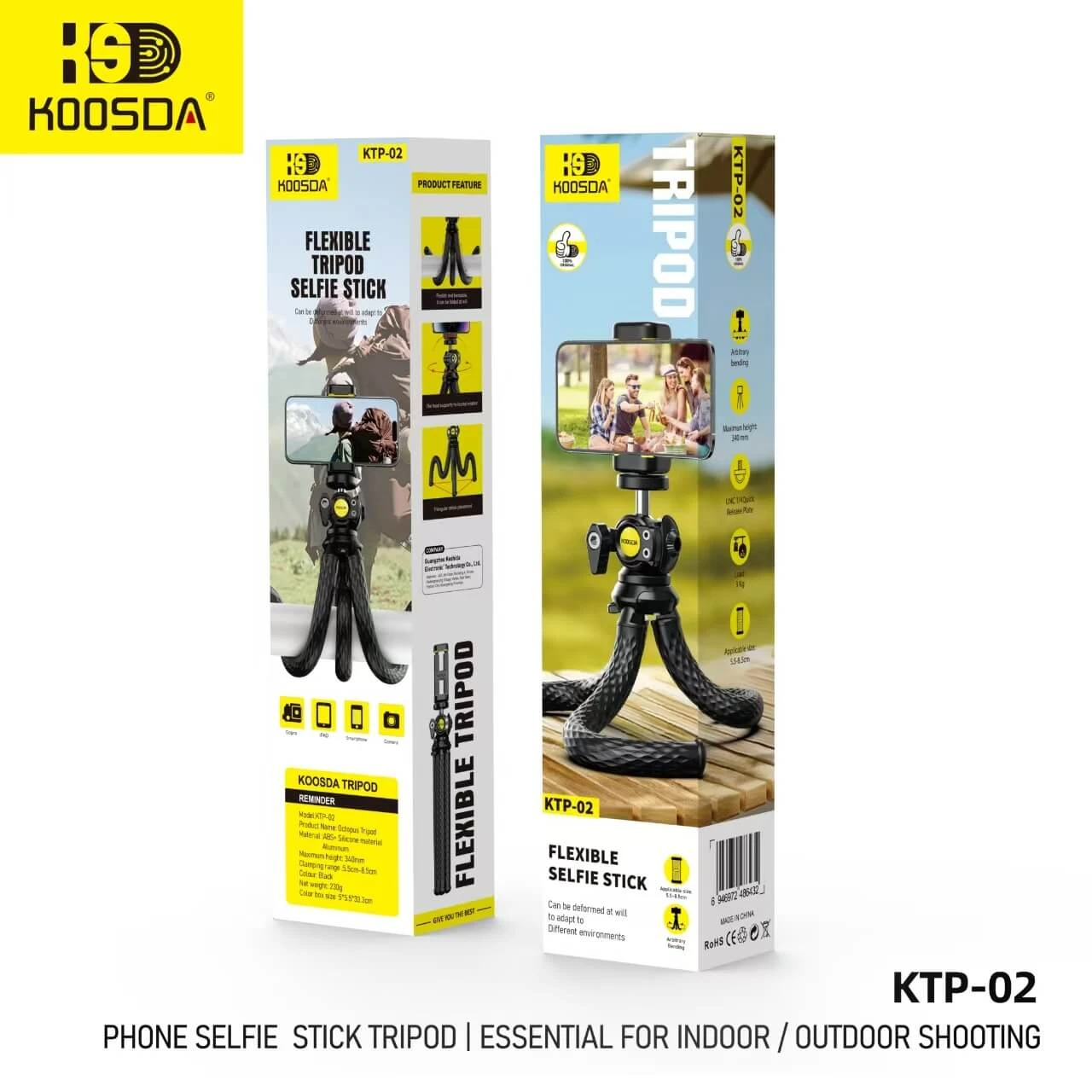 KOOSDA KTP-02 Selfle Stick Tripod
